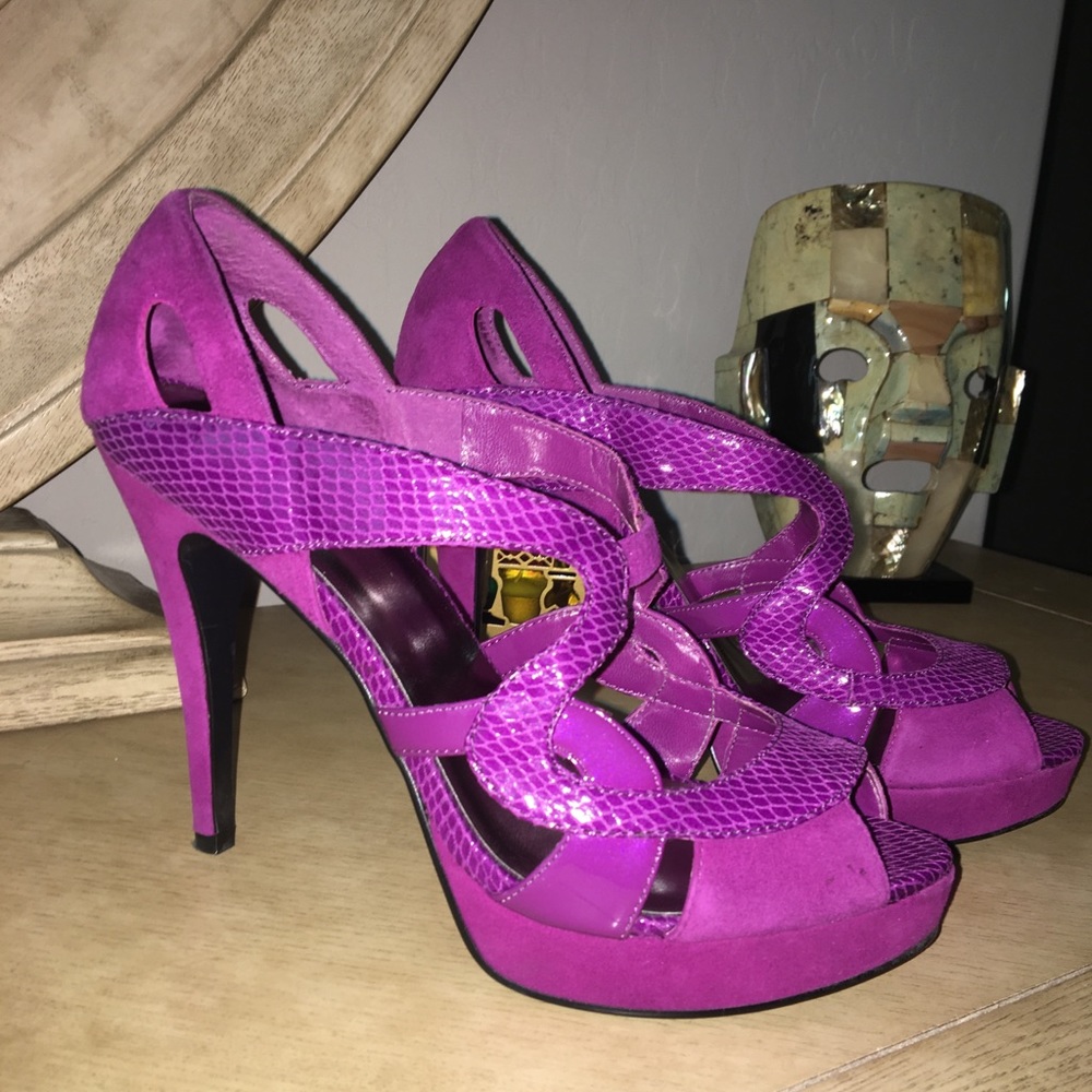 Purple (Kaitlyn) Platform Heels